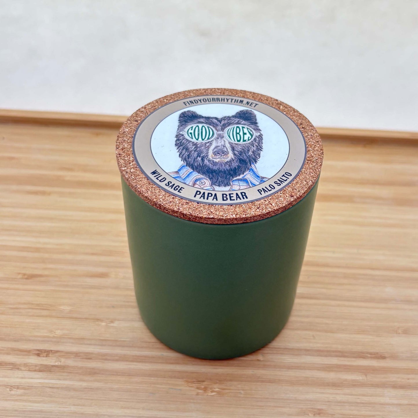 Papa Bear Candle