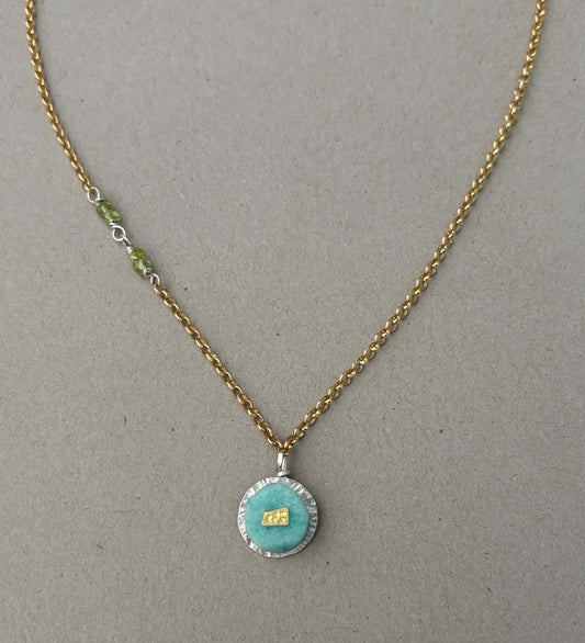 Glyph Necklace (Amazonite)